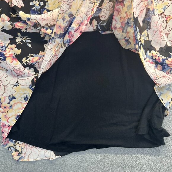 Alyx Women‎ Plus Size 2X Sleeveless Tunic Top Floral Pleated Lined Relaxed - Picture 8 of 11